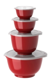 Mixing Bowl Set Rosti Margrethe Red (4-piece)