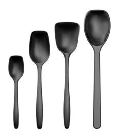Opscheplepel Set Rosti Classic Carbon Black (Set van 4)