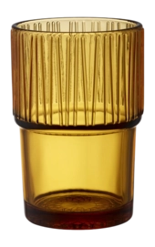 Verre à Macchiato Bitz Kusintha Ambre 38 cl (4 Pièces)