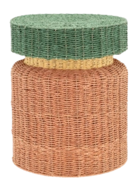 Bijzettafel/Kruk Villa Collection Styles Amber Green 40 x 50 cm