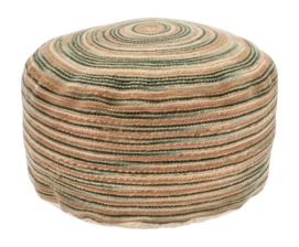 Poef Villa Collection Vem Green Nature Rose 30 x 60 cm