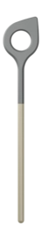 Pollepel Rosti Optima With Hole Humus Nylon 31 cm