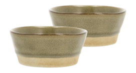 Kom Villa Collection Evig Brown 10 x 4,3 cm (Set van 2)