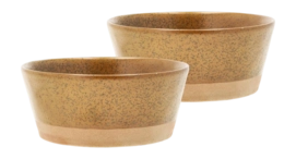 Kom Villa Collection Evig Amber 10 x 4,3 cm (Set van 2)