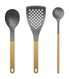 Kitchen Set Rosti 1 Optima Curry Nylon (Set of 3)