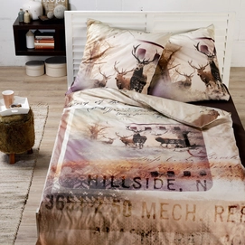 Bettwäsche Ibena Zeitgeist Hirsche Mako-Satin