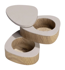 Ensemble Sel et Poivre Lind DNA Curve Salt & Pepper Nupo Clay Brown (Ensemble de 2)