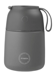 Lunchbox AYA&IDA Foodie Dark Grey 500 ml 24