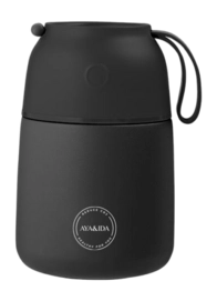 Lunchbox AYA&IDA Foodie Matte Black 500 ml