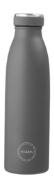 Thermosflasche AYA&IDA Drinking Bottle Dark Grey 500 ml
