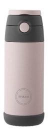 Thermosflasche AYA&IDA Drinking Bottle Kids Straw Soft Rose 350 ml
