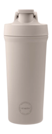 Water Bottle AYA&IDA Shaker Bottle Cream Beige 750 ml