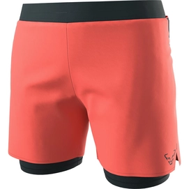 Sportbroek Dynafit Women Alpine Pro 2/1 Shorts Hot Coral