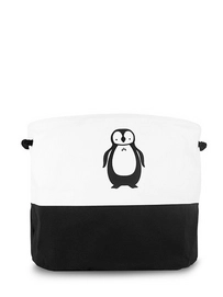 Mandje Jollein XL Canvas Penguin
