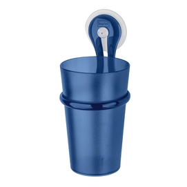 Tandenborstelhouder Koziol Loop Transparent Deep Velvet Blue