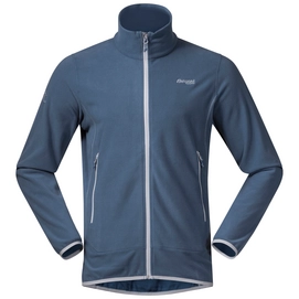 Fleecejacke Bergans Lovund Fleece Graublau Herren