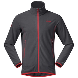 Fleecejacke Bergans Lovund Fleece Grau Herren