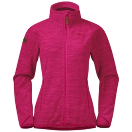Gilet Bergans Women Hareid Fleece NoHood Bougainvillea Mel