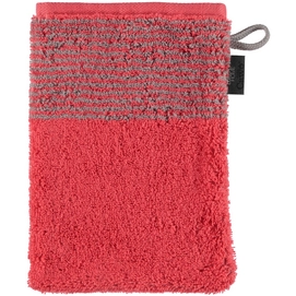 Gant de toilette Cawö Two-Tone Rouge (Lot de 6)