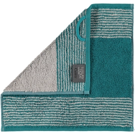 Face Towel Cawö Two-Tone Emerald (Set of 6)