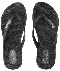 Slipper Protest Girls Stamp True Black