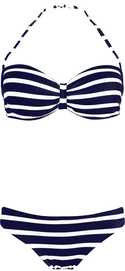 Bikini Barts Misty Bandeau Navy Blau Damen