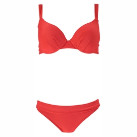 Bikini Barts Solid Wire Red Damen-Größe 36 A/B