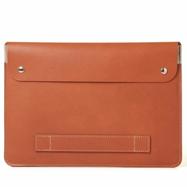 Laptophoes Castelijn & Beerens Renee Willem Macbook Sleeve 15" Lichtbruin