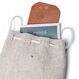 Rugzak Castelijn & Beerens Renee Miriam Backpack Vilt Lichtbruin