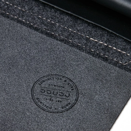 Clutch Castelijn & Beerens Renee Lily Vilt Zwart