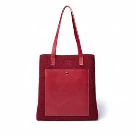 Draagtas Castelijn & Beerens Renee Babette Shopper Vilt Rood