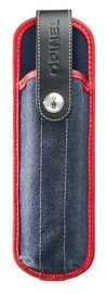 Zakmesetui Opinel Canvas Drukknop Jeans