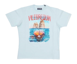 T-shirt Vilebrequin Homme V67 Azzurro Chiaro-M