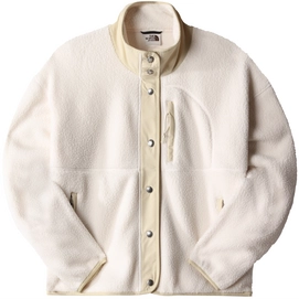 The North Face Women Vest Cragmont Fleece Jacket Gardenia White-Gravel-L