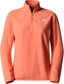 Pull The North Face Women 100 Glacier 1/4 Zip Coral Sunrise