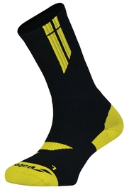 Tennissocken Babolat Team Big Logo Black Blazing Yellow Herren