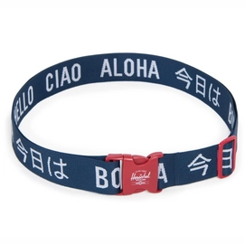 Luggage Belt Herschel Supply Co. Navy Red