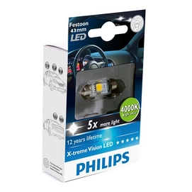 LED Verlichting Philips X-tremeVision 4000K 10,5x43mm