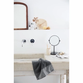 Handdoek VT Wonen Wash Towel Anthracite (60 x 110 cm)