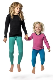 Ondershirt Woolpower Kids Crewneck 200 Rose