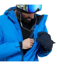 Ski Jas The North Face Men's Descendit Bomber Blue