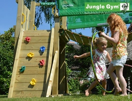 Speelset Jungle Gym Jungle Cubby + Bridge Fuchsia