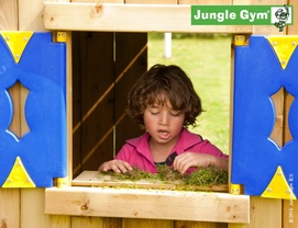 Speelset Jungle Gym Jungle House + Playhouse 125 Geel