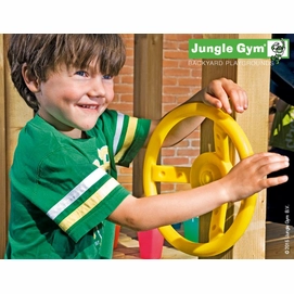 Speelset Jungle Gym Jungle Lodge + Playhouse 145 Geel