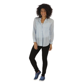 Blouse Regatta Womens Mondara Powder Blue Gingham