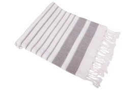 Hamamtuch Aqua Streifen Braun
