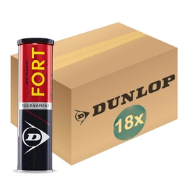 Tennisbälle Dunlop Fort Tournament 4er-Tin (Dose18x4) 2020