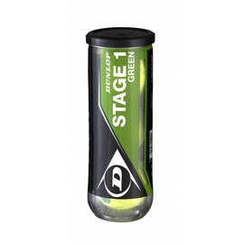 Tennisball Dunlop Stage 1 Grün (3-Tin)