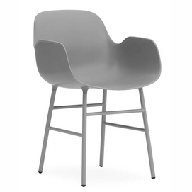 Chaise Normann Copenhagen Form Armchair Steel Grey