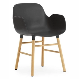 Chaise Normann Copenhagen Form Armchair Oak Black